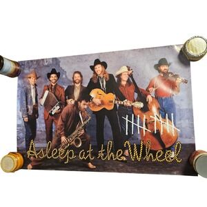 Asleep at the Wheel 10‎ Vintage 1987 Promo Album Poster 24x36.5 CBS Inc Records